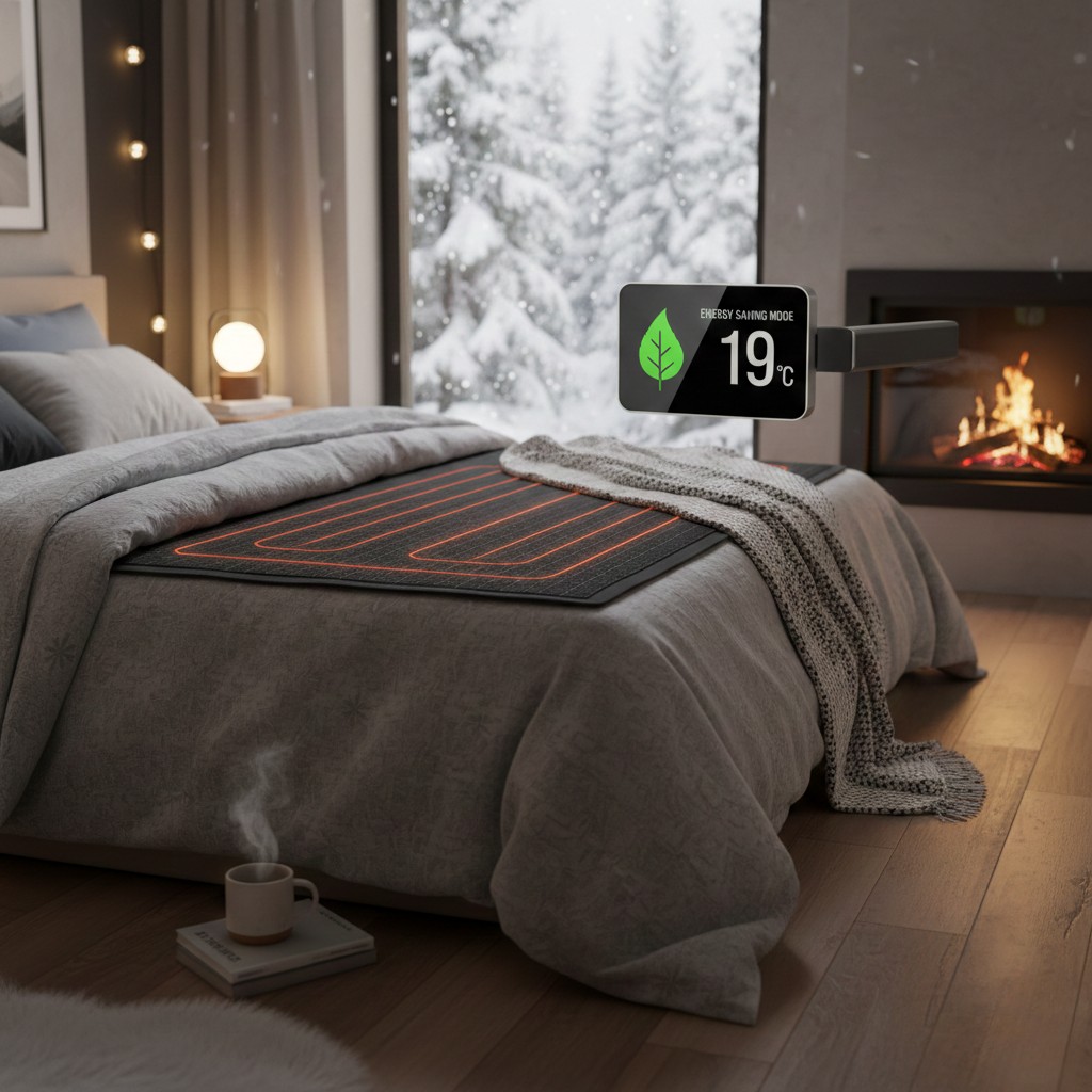 따뜻한 침대와 아늑한 분위기